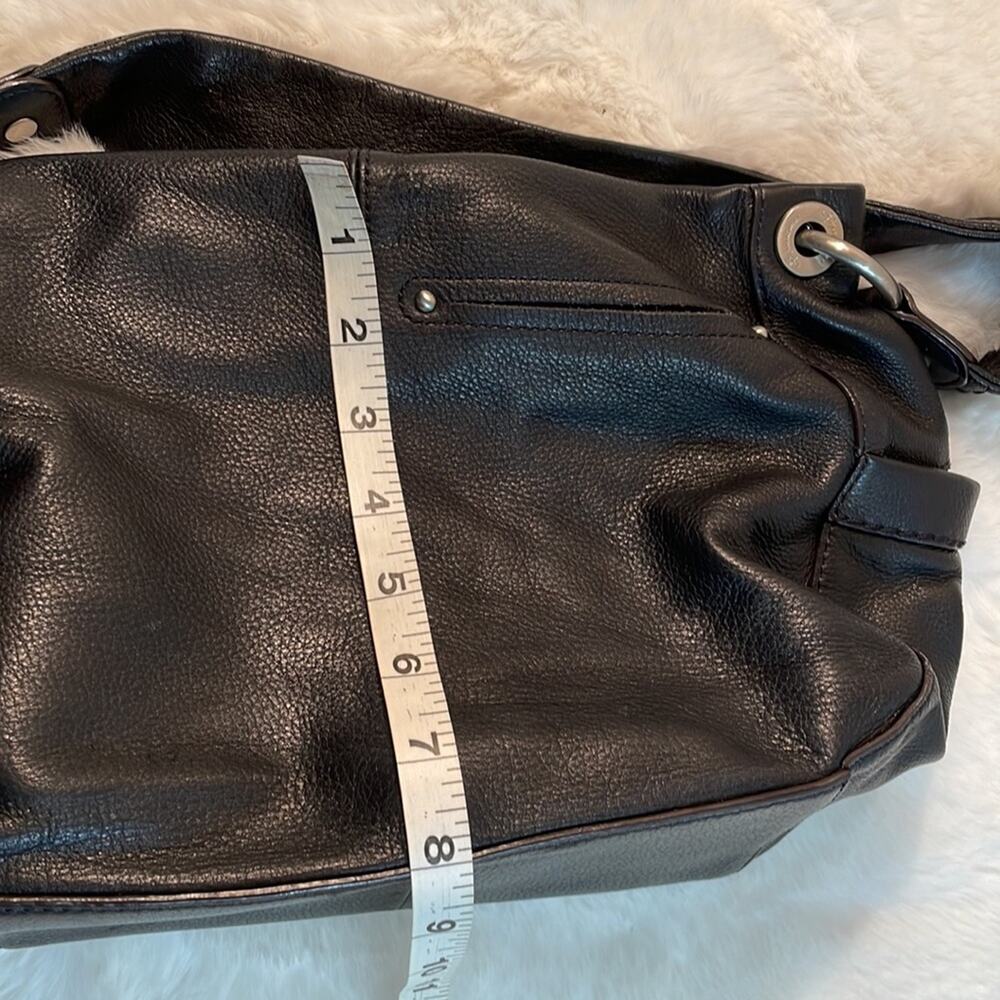 B. Makowsky black leather bag - Picture 9 of 10